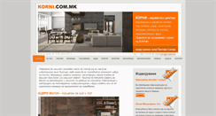 Desktop Screenshot of korni.com.mk
